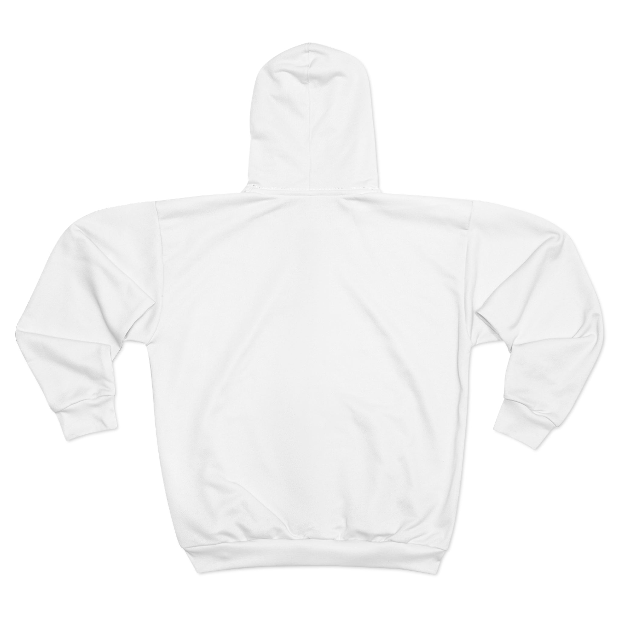 Zip Hoodie — Minimal ZAERON Logo Athletic Zip-Up