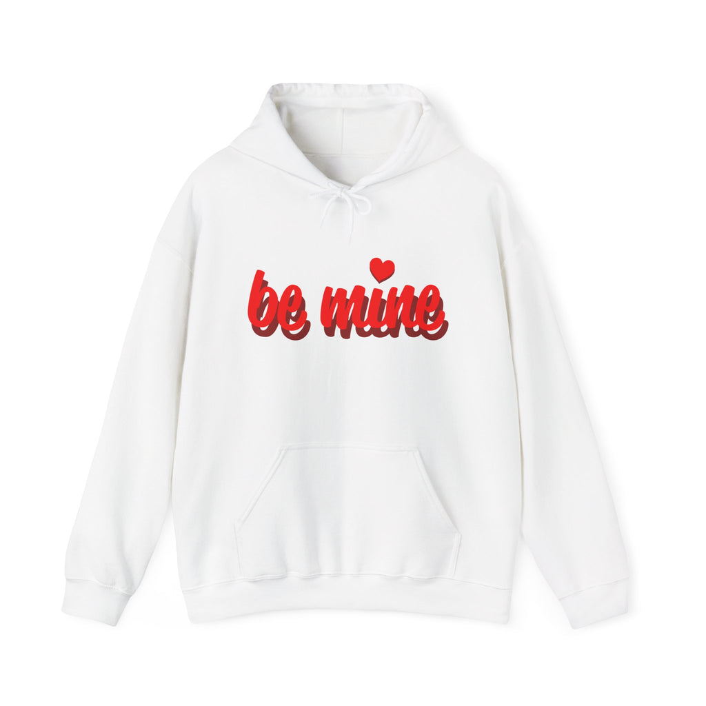Valentine "Be Mine" Hoodie - Romantic Red Script Pullover