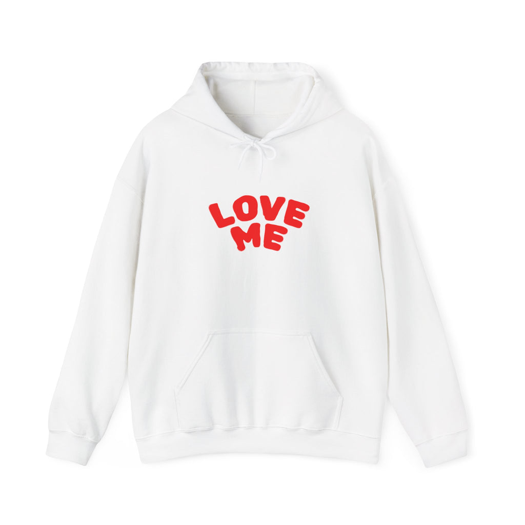 Love Me Hoodie — Cute Red Graphic Hooded Sweatshirt for Valentine’s Day
