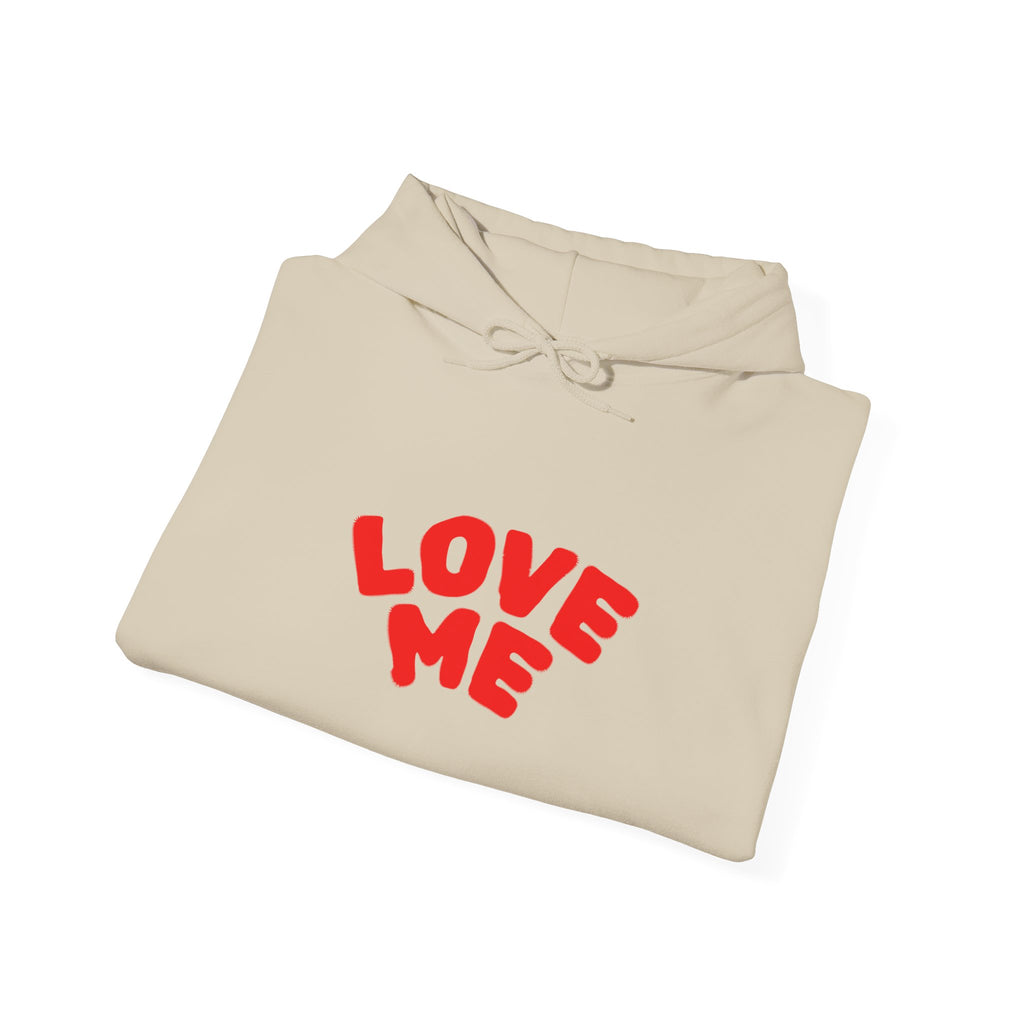 Love Me Hoodie — Cute Red Graphic Hooded Sweatshirt for Valentine’s Day