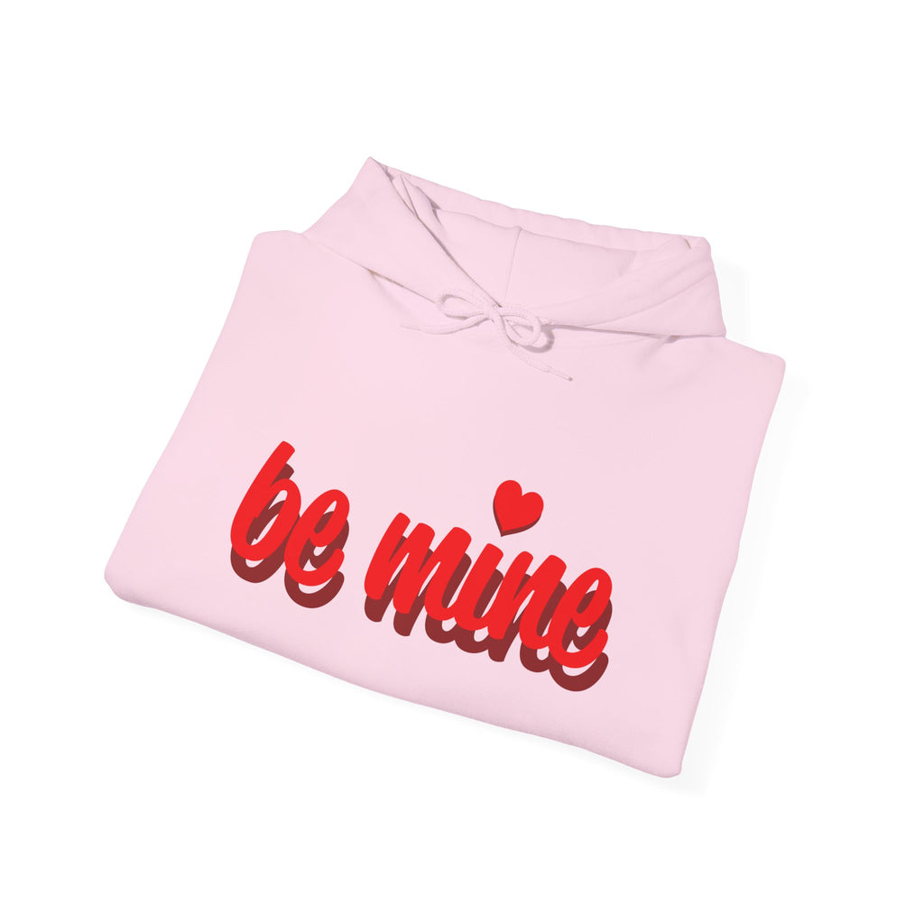 Valentine "Be Mine" Hoodie - Romantic Red Script Pullover