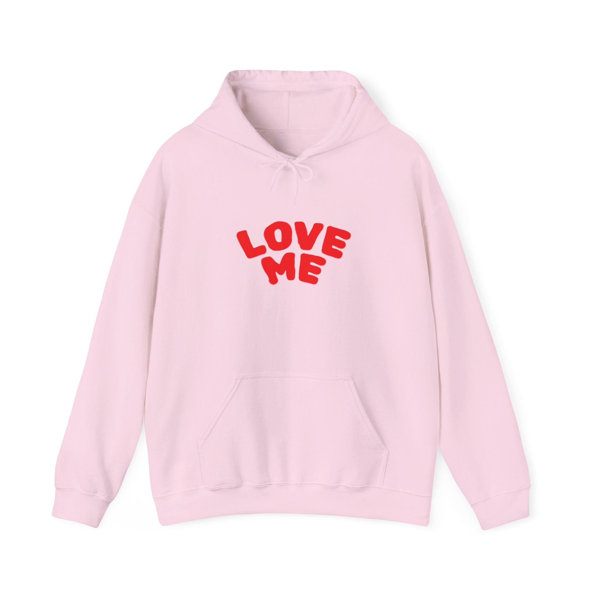 Love Me Hoodie — Cute Red Graphic Hooded Sweatshirt for Valentine’s Day