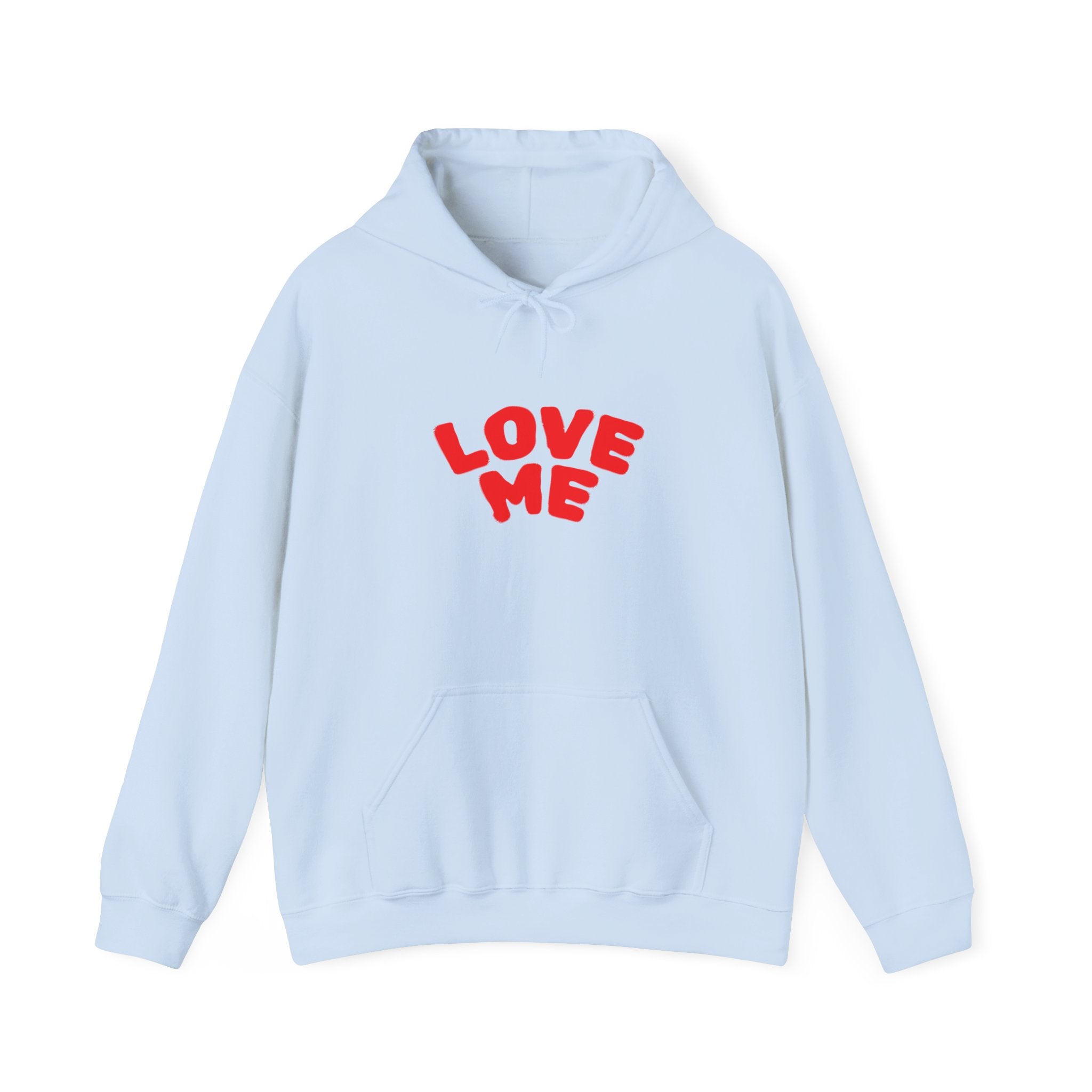 Love Me Hoodie — Cute Red Graphic Hooded Sweatshirt for Valentine’s Day