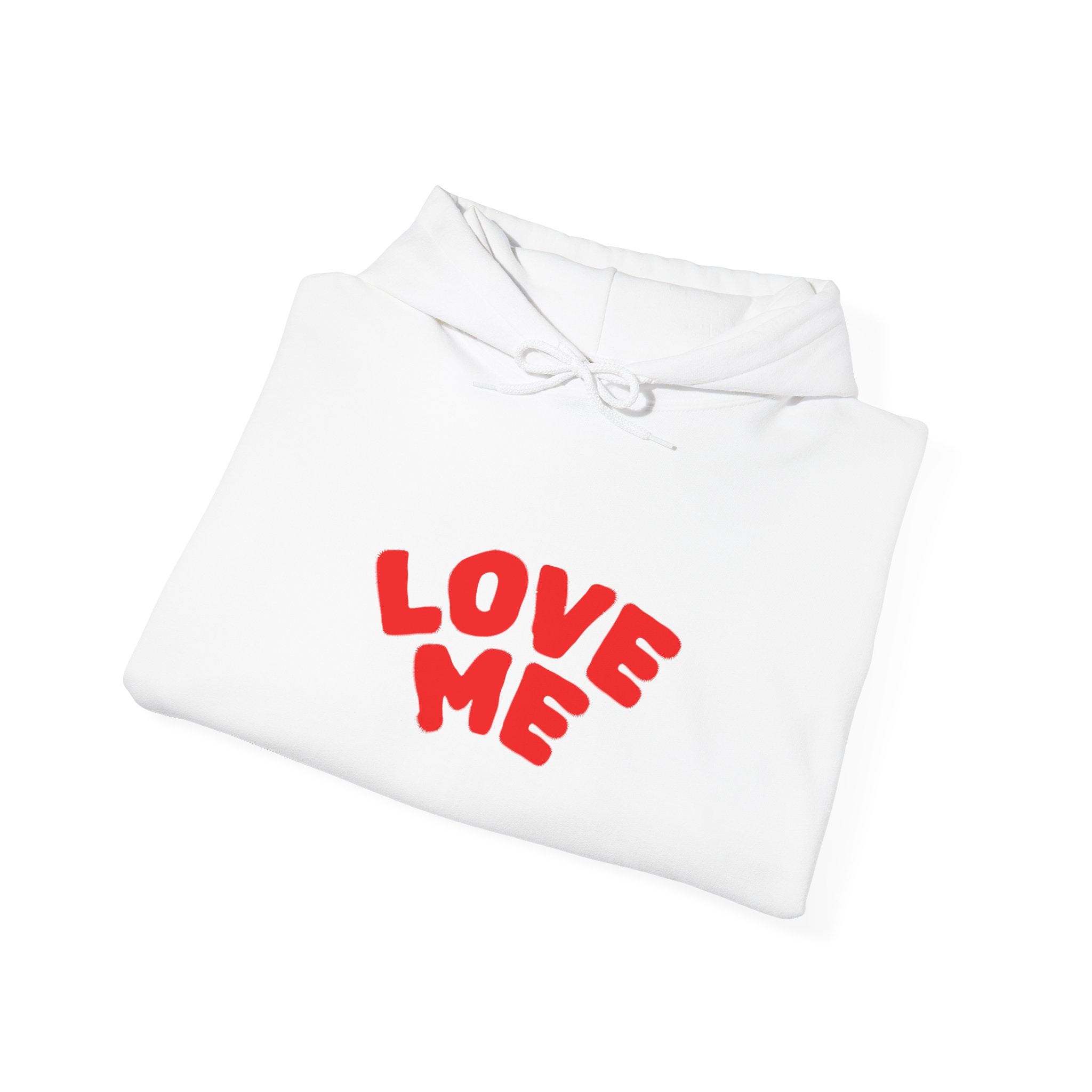 Love Me Hoodie — Cute Red Graphic Hooded Sweatshirt for Valentine’s Day