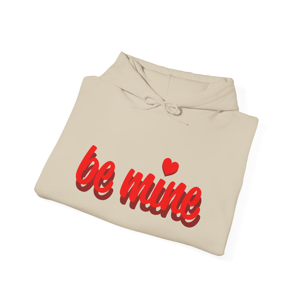 Valentine "Be Mine" Hoodie - Romantic Red Script Pullover