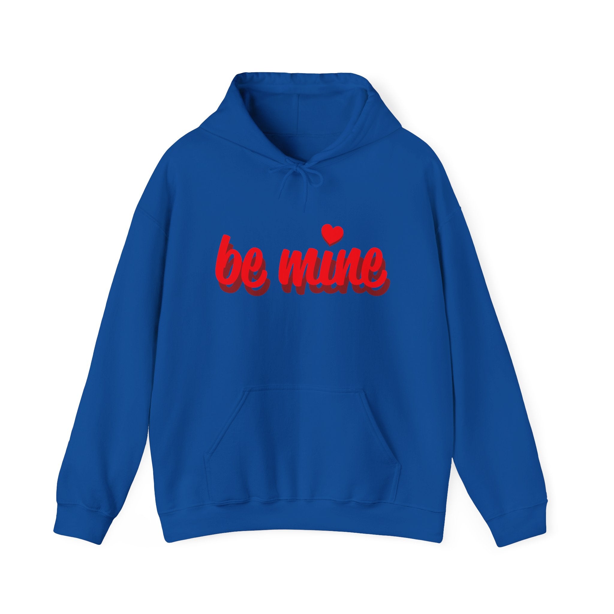 Valentine "Be Mine" Hoodie - Romantic Red Script Pullover