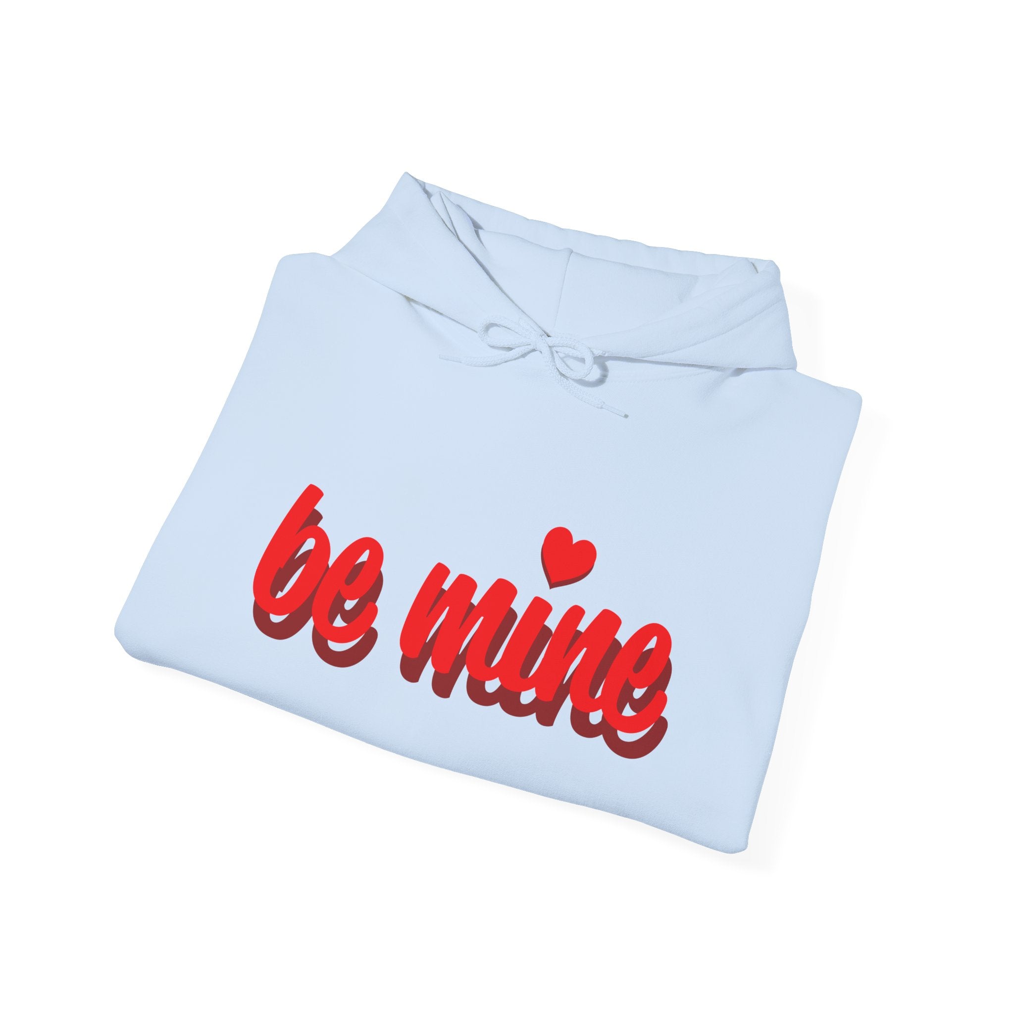 Valentine "Be Mine" Hoodie - Romantic Red Script Pullover